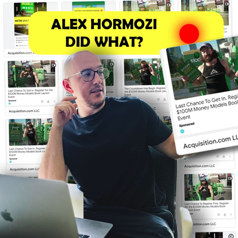 Alex Hormozi just broke the Guinness World Record for most books sold in 24 hours: 2.5 Million.